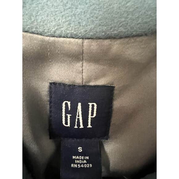 Women’s Gap Blue Duffle Coat w/ Toggle Buttons And zipper - Size Small - Picture 5 of 8